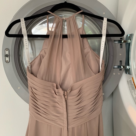 Azazie Ginger in Taupe - Picture 7 of 13